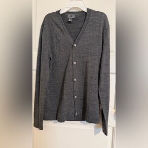 H&M Charcoal Cardigan Sweater